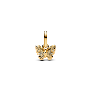 Charms Pandora Niebieski Motyl - Zawieszka Srebrna Pozłacana