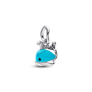 Charms Pandora Turkusowy Wieloryb 793822C01 - JubilerSezam.pl