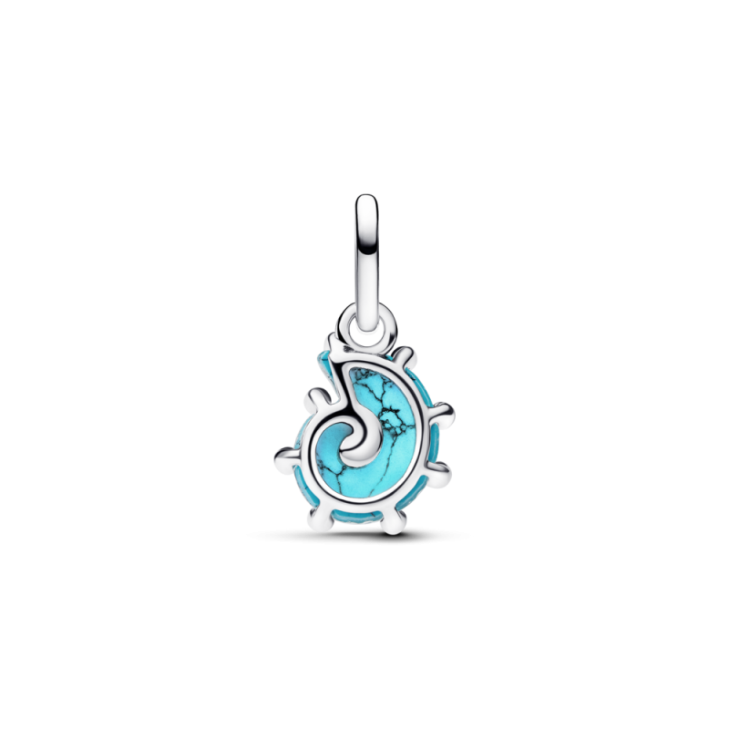 Charms-zawieszka Pandora Ślimak morski z niebieskiego szkła Murano 793900C01