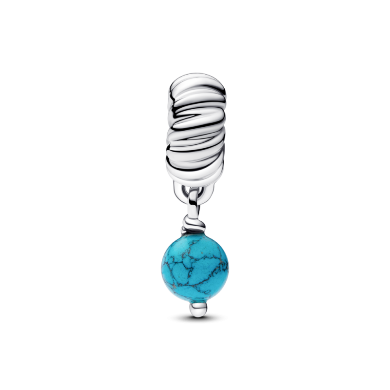 Charms-zawieszka Pandora Turkusowa kula 793901C01