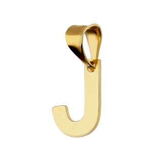 Złota Literka J pr. 585 Zawieszka - JubilerSezam.pl
