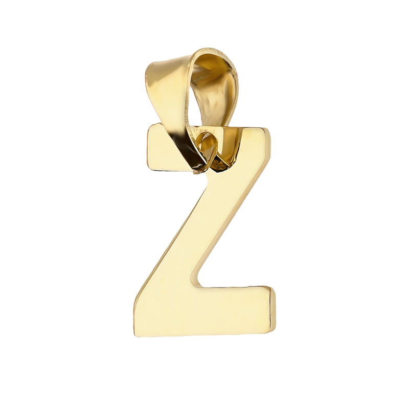Złota Zawieszka Literka Z pr. 585 - JubilerSezam.pl