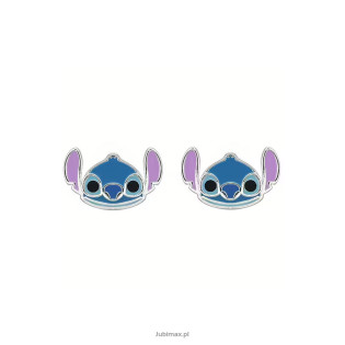 Kolczyki srebrne Disney Stitch dla dziewczynki pr. 925 - JubilerSezam.pl