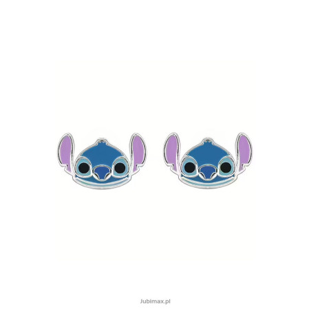 Kolczyki srebrne Disney Stitch dla dziewczynki pr. 925 - JubilerSezam.pl