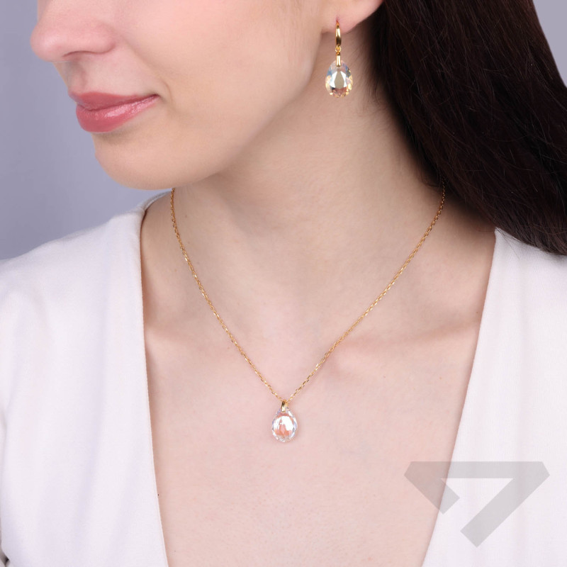 Naszyjnik SPARK Two Faces Gold NGBACK6433CSH srebro pozłacane próby 925