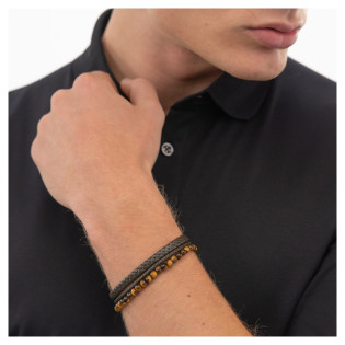 Bransoleta BOSS M JW 1580787 Stal