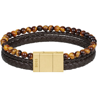 Bransoleta BOSS M JW 1580787 Stal