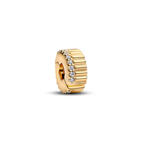 Prążkowany klips Pandora 764078C01