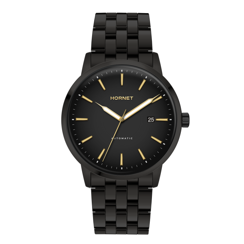 Hornet Automatic — czarny zegarek męski z datą