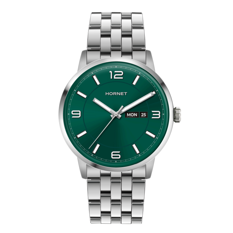 Hornet Empire Green Mill — zegarek męski z zieloną tarczą