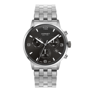 Hornet Performance Gerald — stalowy zegarek męski chronograf
