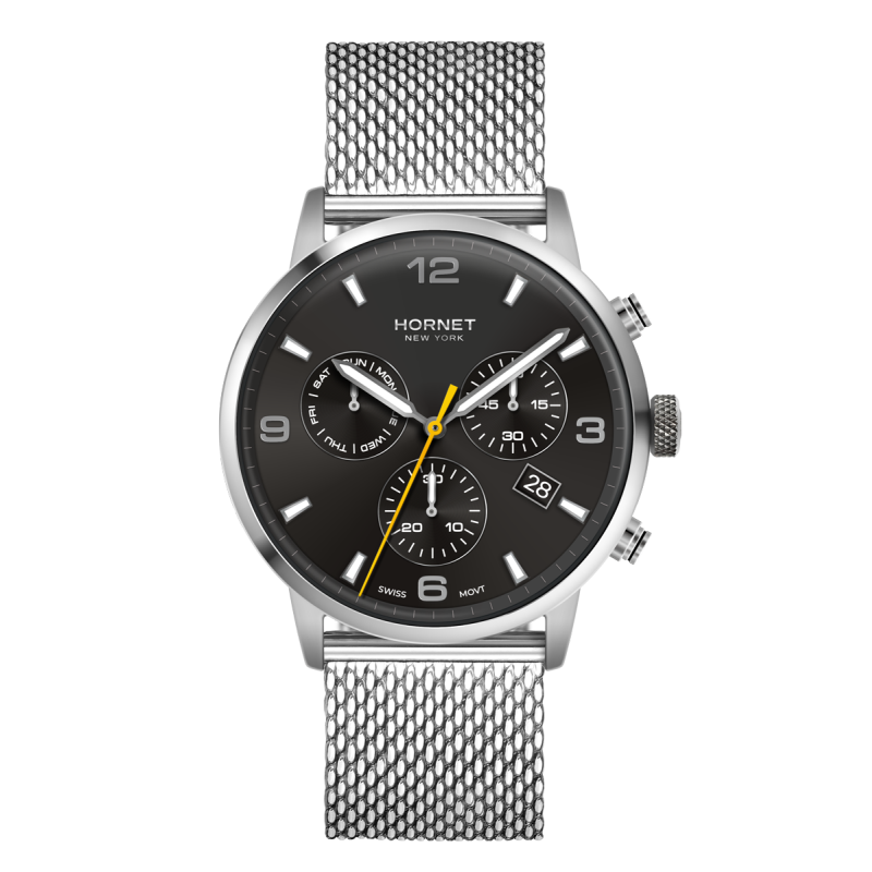 Hornet Performance Gershwin — zegarek męski chronograf mesh