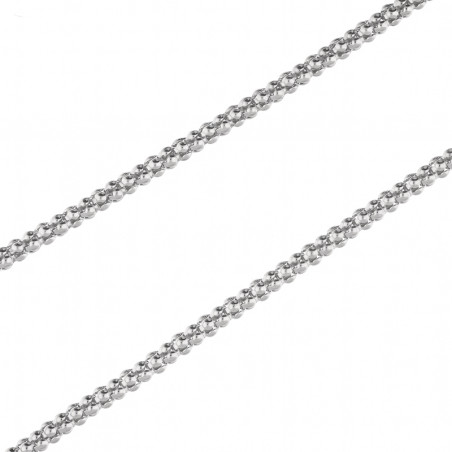 Srebrny Łańcuszek Coreana Splot 3mm - JubilerSezam.pl