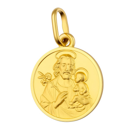 Złoty Medalik Święty Józef pr. 585 - JubilerSezam.pl