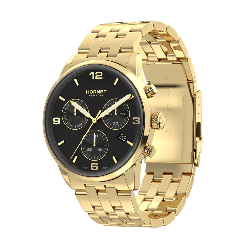 Hornet Performance Shubert — złoty chronograf męski | Jubiler Sezam