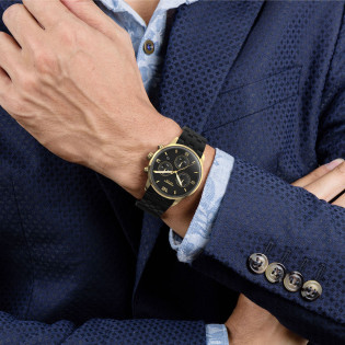 Hornet Performance St. James — czarno-złoty chronograf | Jubiler Sezam