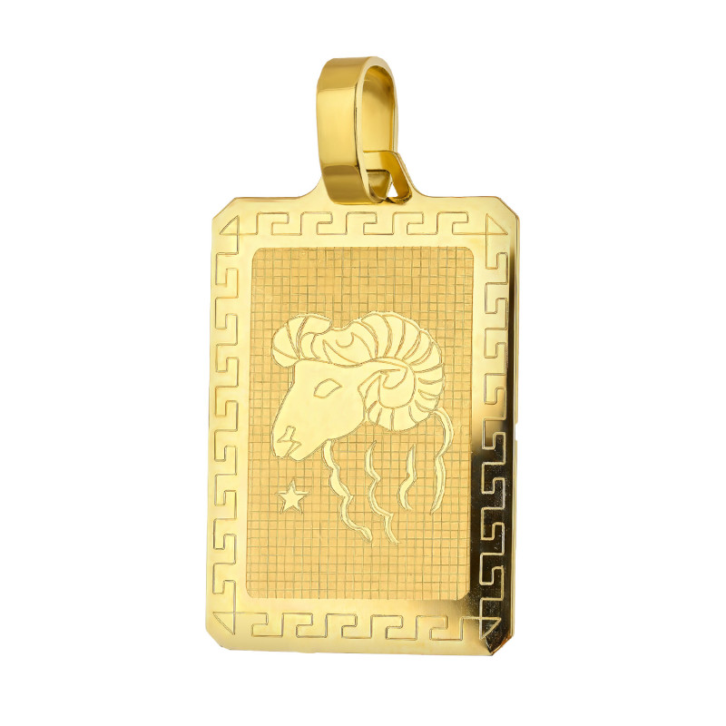 Złota Zawieszka Zodiak Baran pr. 585 - JubilerSezam.pl