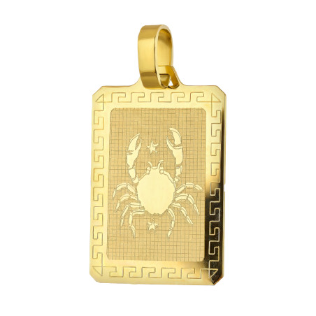 Złota zawieszka Zodiak Rak pr. 585 - JubilerSezam.pl