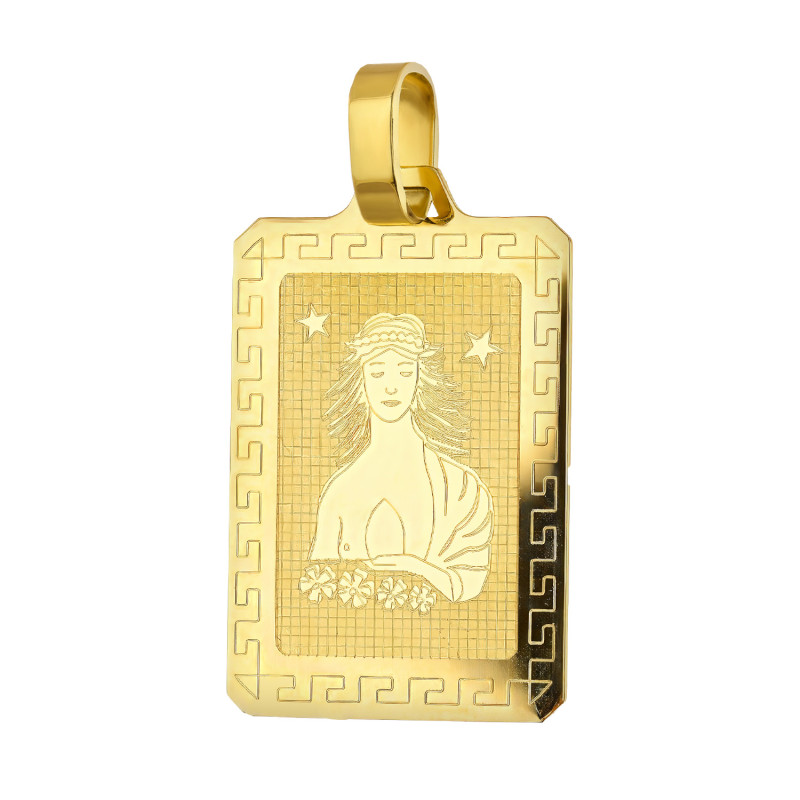 Złota Zawieszka Znak Zodiaku Panna pr. 585 - JubilerSezam.pl
