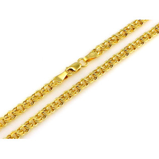 Łańcuszek złoty splot garibaldi 4,5 mm