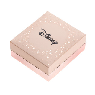 Kolczyki srebrne Disney Piękna i Bestia czerwona róża