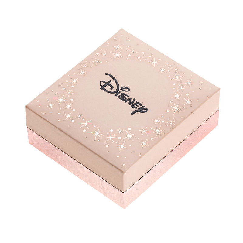 Kolczyki srebrne Disney Piękna i Bestia czerwona róża