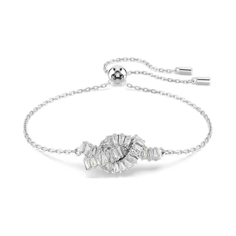 Bransoletka Swarovski Matrix szlif schodkowy typu baguette, węzeł