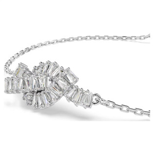 Bransoletka Swarovski Matrix szlif schodkowy typu baguette, węzeł