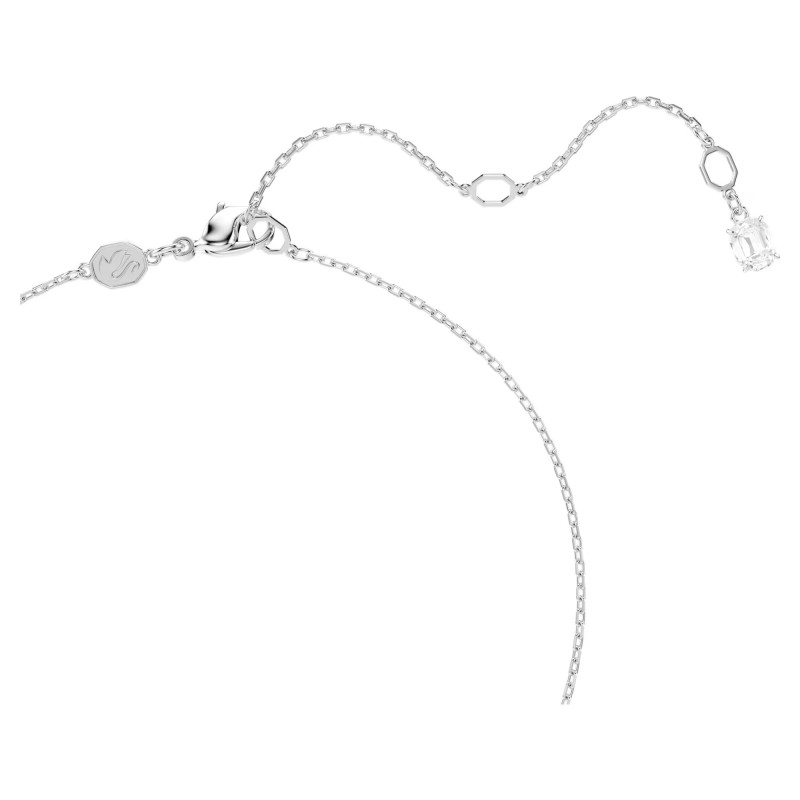 Naszyjnik Swarovski Swan szlify różnorodne, łabędź, biały