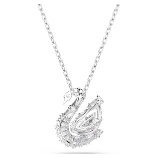 Naszyjnik Swarovski Swan szlify różnorodne, łabędź, biały
