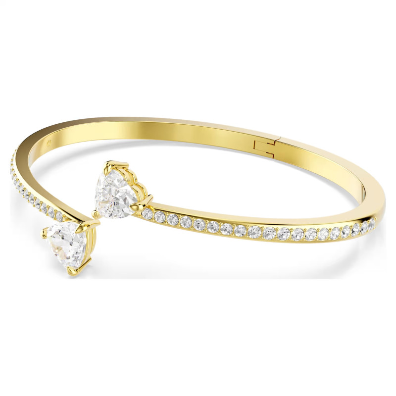 Bransoletka Swarovski typu bangle Mesmera Serce rozmiar M