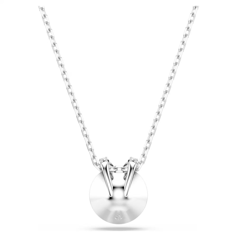 Naszyjnik Swarovski Bella V szlif okrągły, różowy, powłoka z rodu