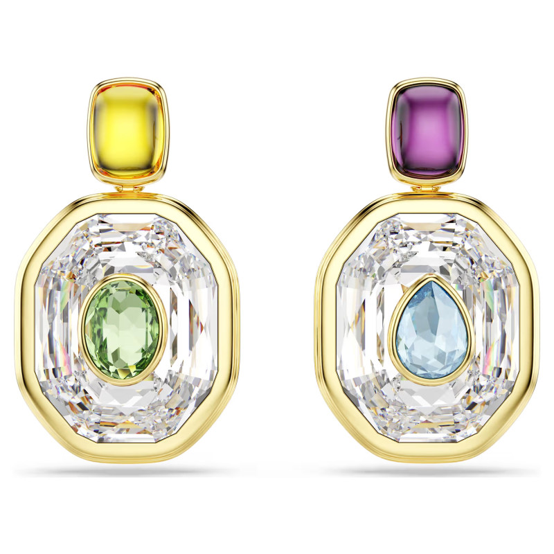 Długie kolczyki Swarovski Chroma ze stali