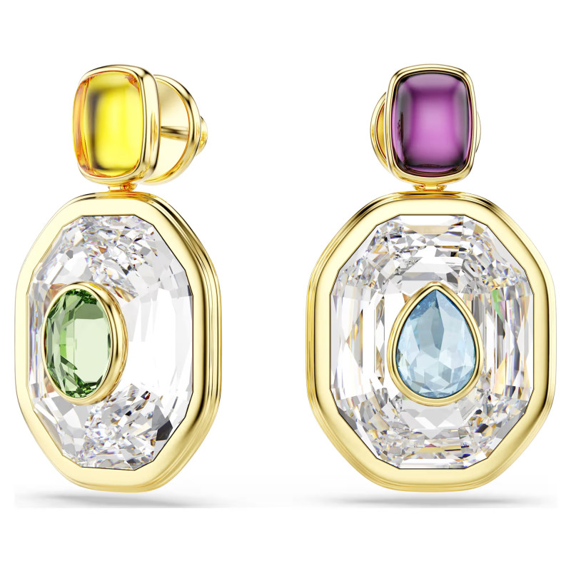 Długie kolczyki Swarovski Chroma ze stali