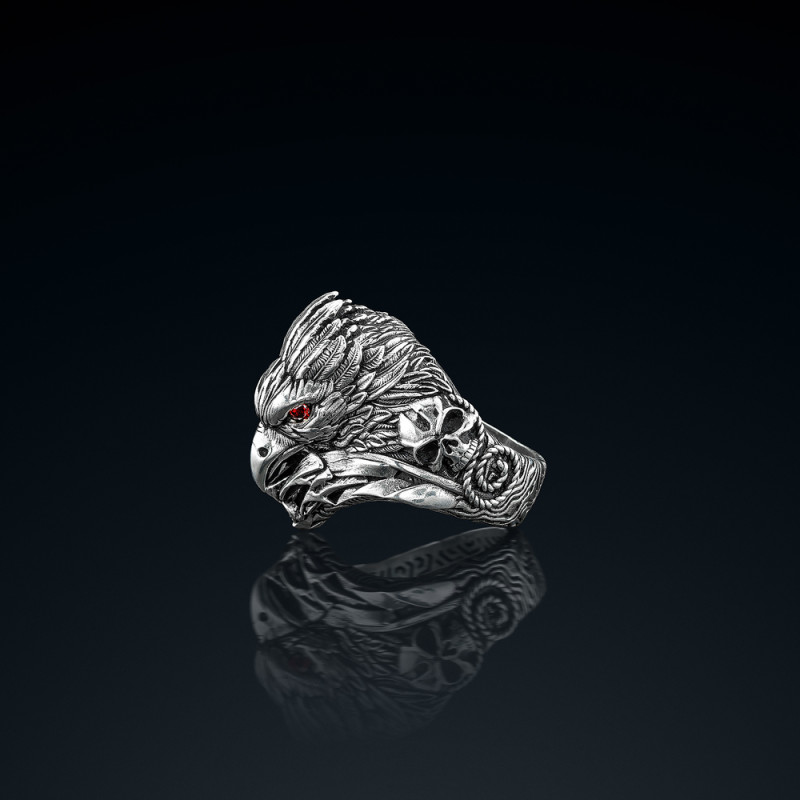 Sygnet męski BREAKBOYZ Monster series Ironflight srebro 925