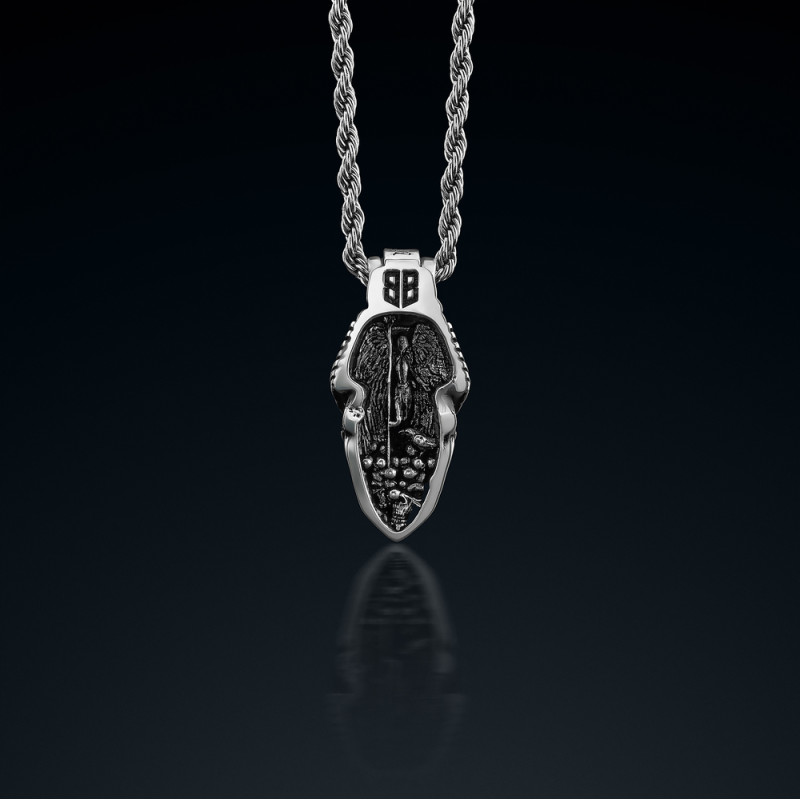 Wisior BREAKBOYZ Skull Angel of death ze srebra 925