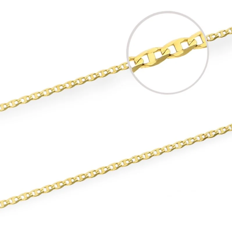 Łańcuszek o splocie typu gucci 1,5 mm ze złota 585