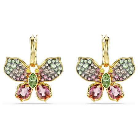 Długie kolczyki Swarovski Idyllia ze stali