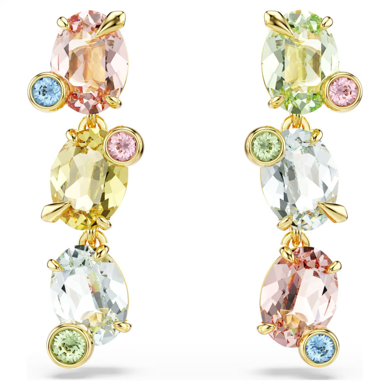 Długie kolczyki Swarovski Gema ze stali
