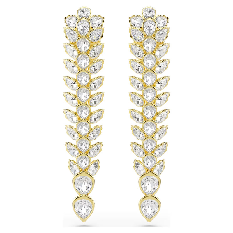 Długie kolczyki Swarovski Idyllia ze stali
