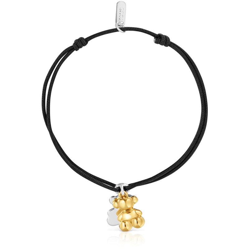 Dwukolorowa nylonowa Bransoletka TOUS Bold Bear z dwoma misiami
