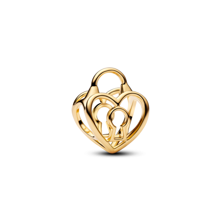 Charms Ażurowe serce z kłódką 764358C00