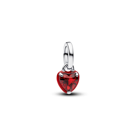 Mały charms-zawieszka Czerwona czakra serca 793042C05 Ag 925