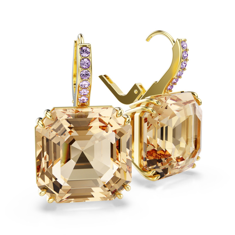 Długie kolczyki Swarovski Millenia ze stali