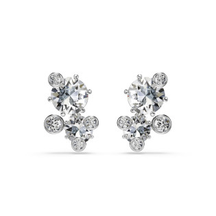Kolczyki ze stali zapinane na sztyft Swarovski Constella