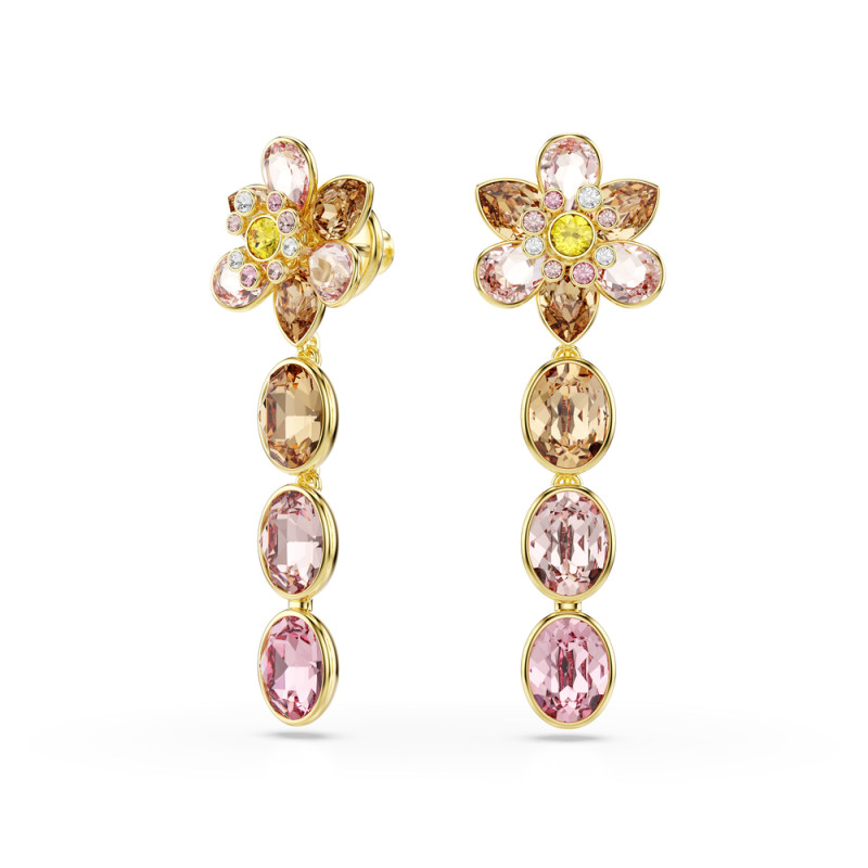 Długie kolczyki stalowe Swarovski Idyllia