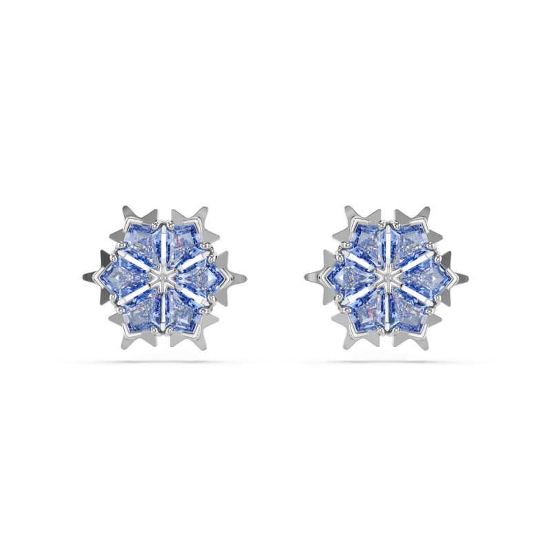 Kolczyki stalowe zapinane na sztyft Swarovski Magic