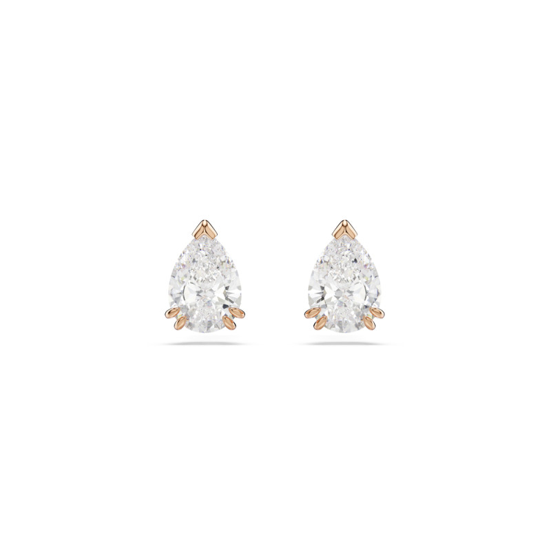 Kolczyki stalowe zapinane na sztyft Swarovski Stilla