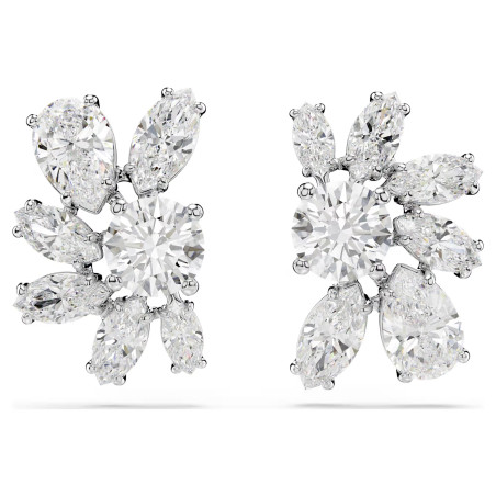 Kolczyki stalowe zapinane na sztyft Swarovski Mesmera