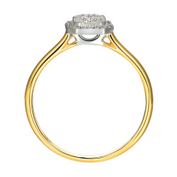 Pierścionek SWEET z diamentami 0,31 ct, złoto 585